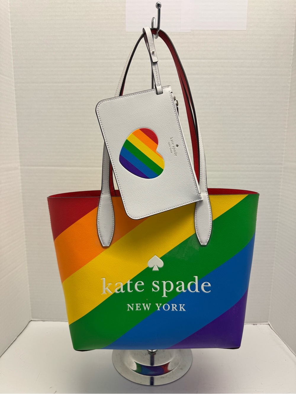 Kate Spade New York Rainbow Tote and Wristlet